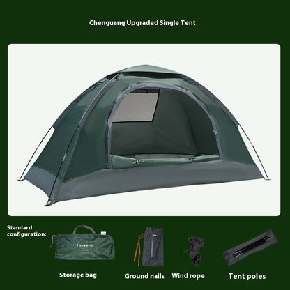 Outdoor Manual Tent Outdoor Camping Single Person Portable Simple Sun Protection Anti Mosquito Park Indoor Beach