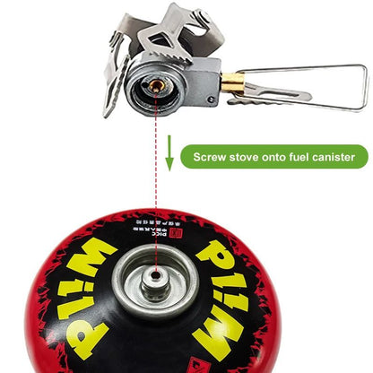 BRS Outdoor Gas Stove Mini Camping Gas Burner 25g Ultralight