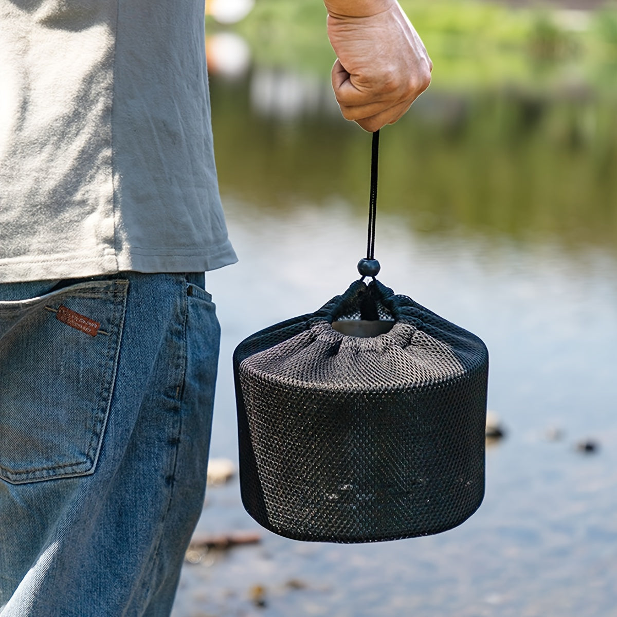 Don't Miss It.The Portable Round Stainless Steel Charcoal Stove Allows You To Easily Create A Mobile Charcoal Fire Feast.