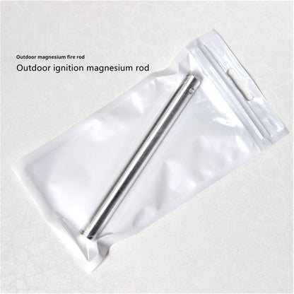 Outdoor Flint Ignition And Combustion Supporting Magnesium Rod