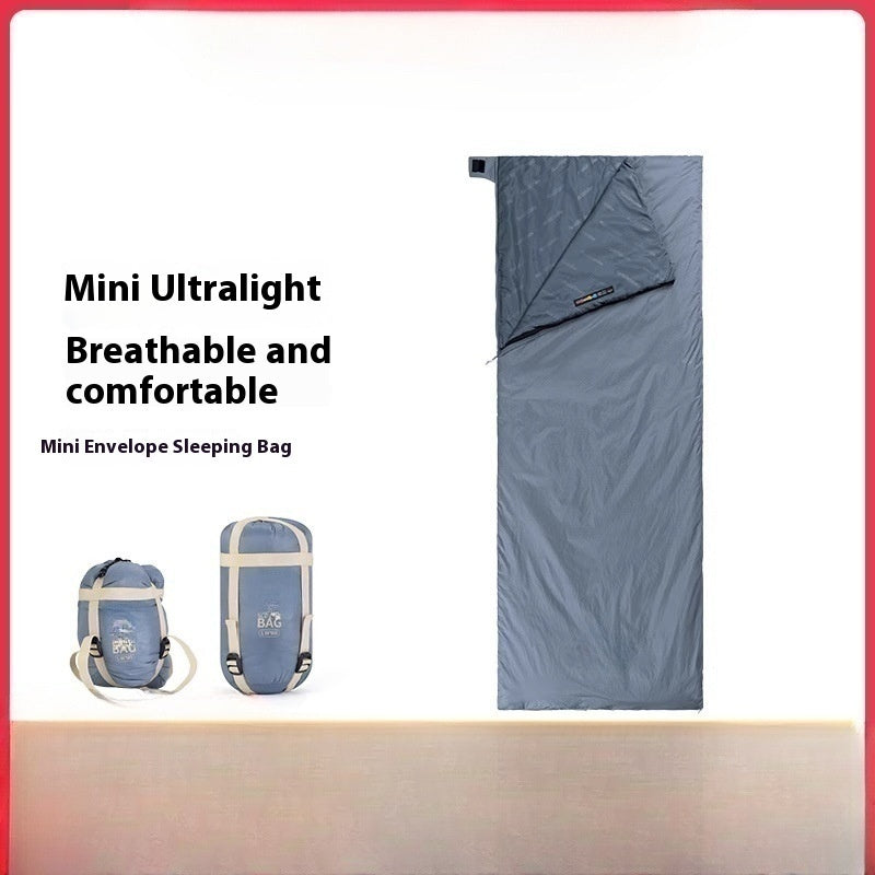 Summer Envelope Thin Sleeping Bag Outdoor Camping Travel Separate Dirty Quilt Portable