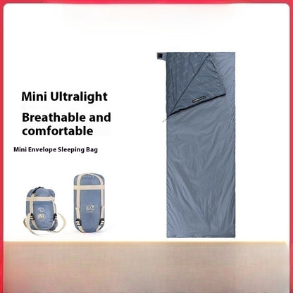 Summer Envelope Thin Sleeping Bag Outdoor Camping Travel Separate Dirty Quilt Portable