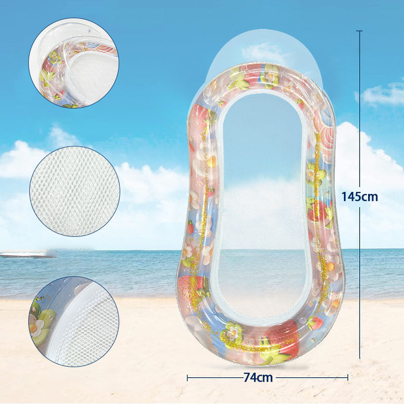 1pc Large Swimming Pool Float, Stylish Sequin Design, Essential For Pool Parties And Beach Activities, An Excellent Choice For Summer Gifts