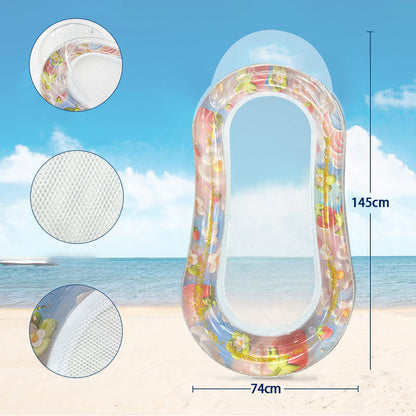 1pc Large Swimming Pool Float, Stylish Sequin Design, Essential For Pool Parties And Beach Activities, An Excellent Choice For Summer Gifts