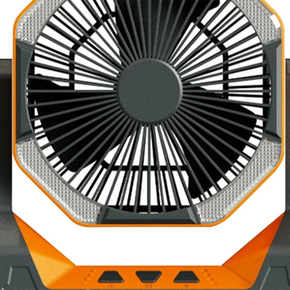 8000mAh Telescopic Wireless Electric Fan Outdoor Camping Fan USB Charging Portable Emergency Power Bank 4-speed Camping Supplies