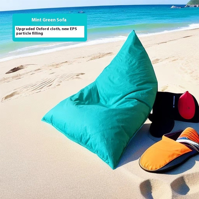 Outdoor Oxford Cloth Lazy Sofa Waterproof Tatami Coffee Shop Campsite Sofa