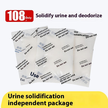 Curing Agent Urine Female Urine Coagulant Absorbent Outdoor Emergency Urine Bag Disposable Long-distance Driving Artifact