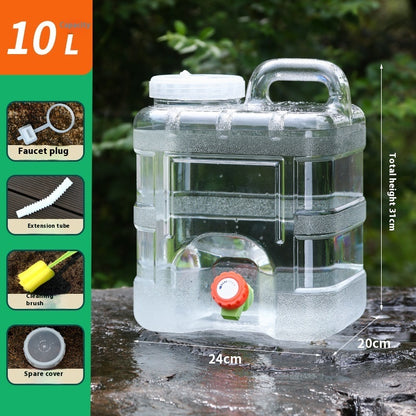 Outdoor Bucket Household Water Breaker Car Camping With Faucet