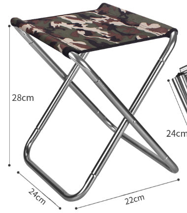 Outdoor Portable Aluminum Alloy Folding Stool
