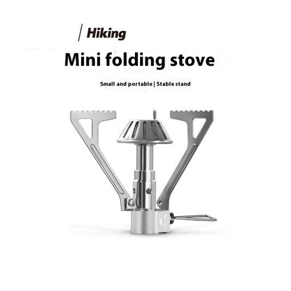 Mini Folding Integrated Stove Outdoor Ultra-light Gas Furnace Portable Picnic Stove
