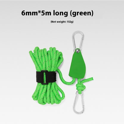 Outdoor Pulley Adjuster Tent Fixator