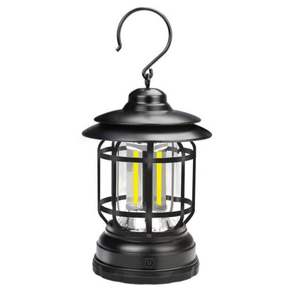 Outdoor Lamp Retro Revolving Lantern Camping Tent Lamp Camping Lamp Rechargeable Portable Lamp Atmosphere Lamp