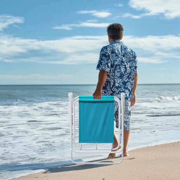 Folding Beach Chair With Umbrella For Adults, Lightweight Porable Camping Chair With 265lbs Capacity For Travel Picnic Concert & Outdoor Activities