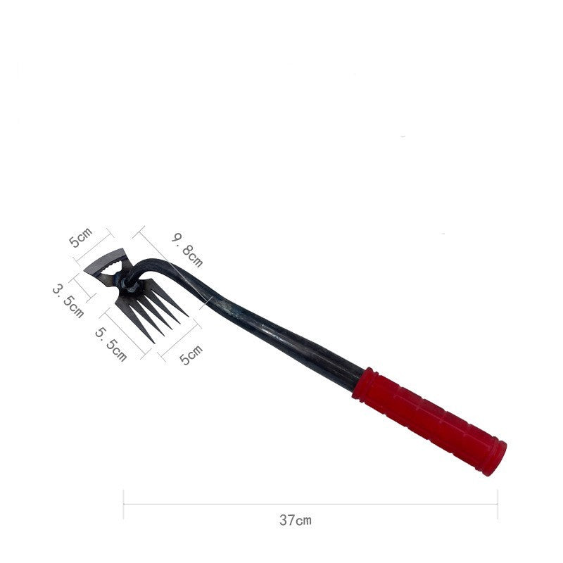 Gardening Flower Hoe Rake Multi-function Hoe Digging Tool For Wild Vegetables Dual-purpose Hoe