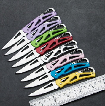Outdoor Folding Portable Stainless Steel Self-defense Mini Key Knife