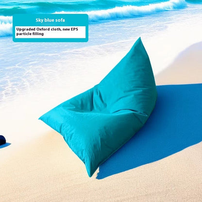 Outdoor Oxford Cloth Lazy Sofa Waterproof Tatami Coffee Shop Campsite Sofa