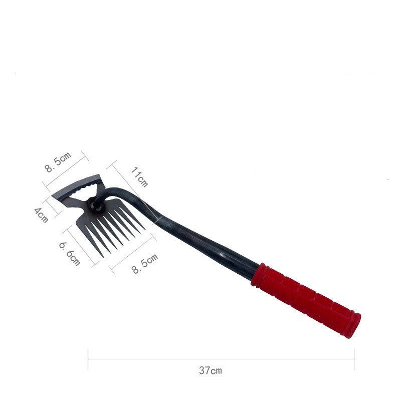 Gardening Flower Hoe Rake Multi-function Hoe Digging Tool For Wild Vegetables Dual-purpose Hoe