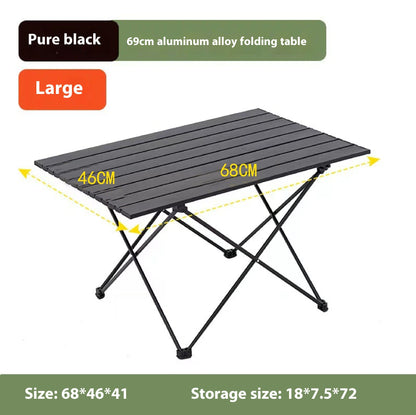 Outdoor Aluminum Alloy Household Portable Ultralight Folding Table