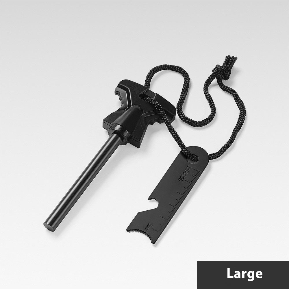 Outdoor Butterfly-shaped Point Firestone With Doctor Blade Bottle Opener Survival Tool