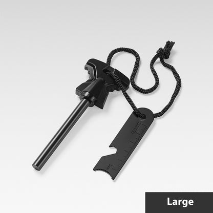 Outdoor Butterfly-shaped Point Firestone With Doctor Blade Bottle Opener Survival Tool