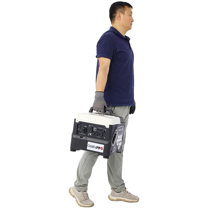 Portable 1200W Ultra-quiet Gas Engine Inverter Generator, EPA-compliant, With Eco-mode Function, Ultra-lightweight, Suitable For Home Backup And Camping