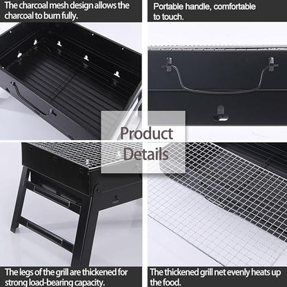 Portable Outdoor Charcoal Heating Equipment Compact Stainless Steel Design For Camping Picnic Use