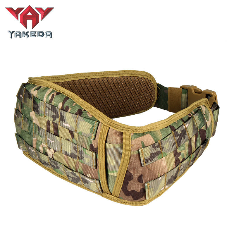 Camouflage Tactical Waist Cover Military Fan Outdoor Multi-functional Molle Belt
